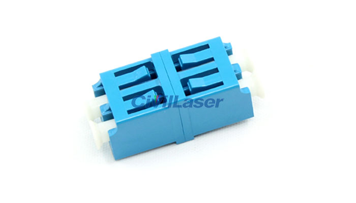 Symmetric Type Singal Mode Double Core Plastic Fiber Optic Adapter